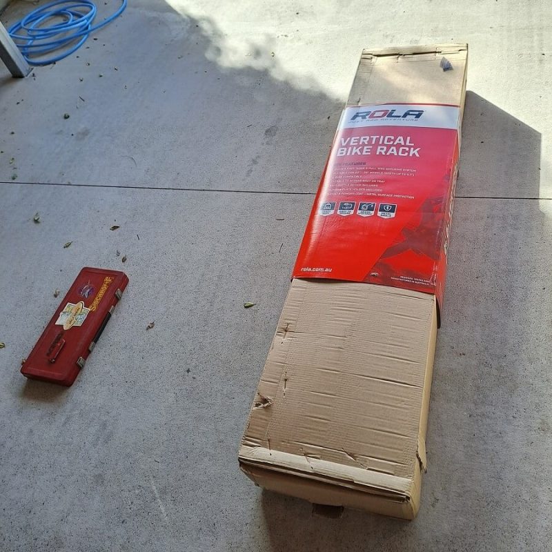Rola-Vertical-Bike-rack-VBR5-delivery-box